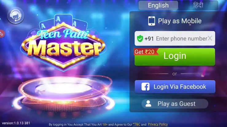 How To Create Account In Teen Patti Master App